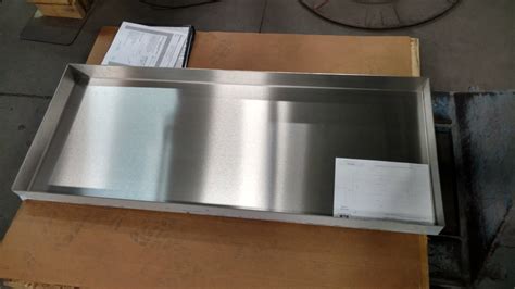 Custom fabricated Metal Tray or Box 